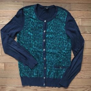 Ann Taylor Leopard Print Sweater